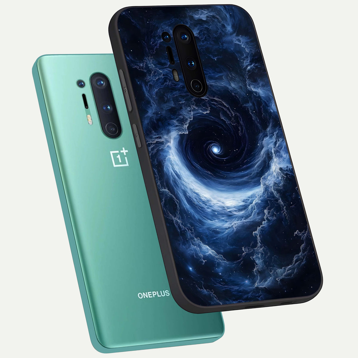  Stunning Galaxy phone case For OnePlus 8 Pro showing premium glass back cover with detailed artwork