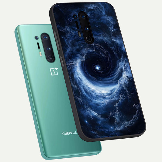  Stunning Galaxy phone case For OnePlus 8 Pro showing premium glass back cover with detailed artwork