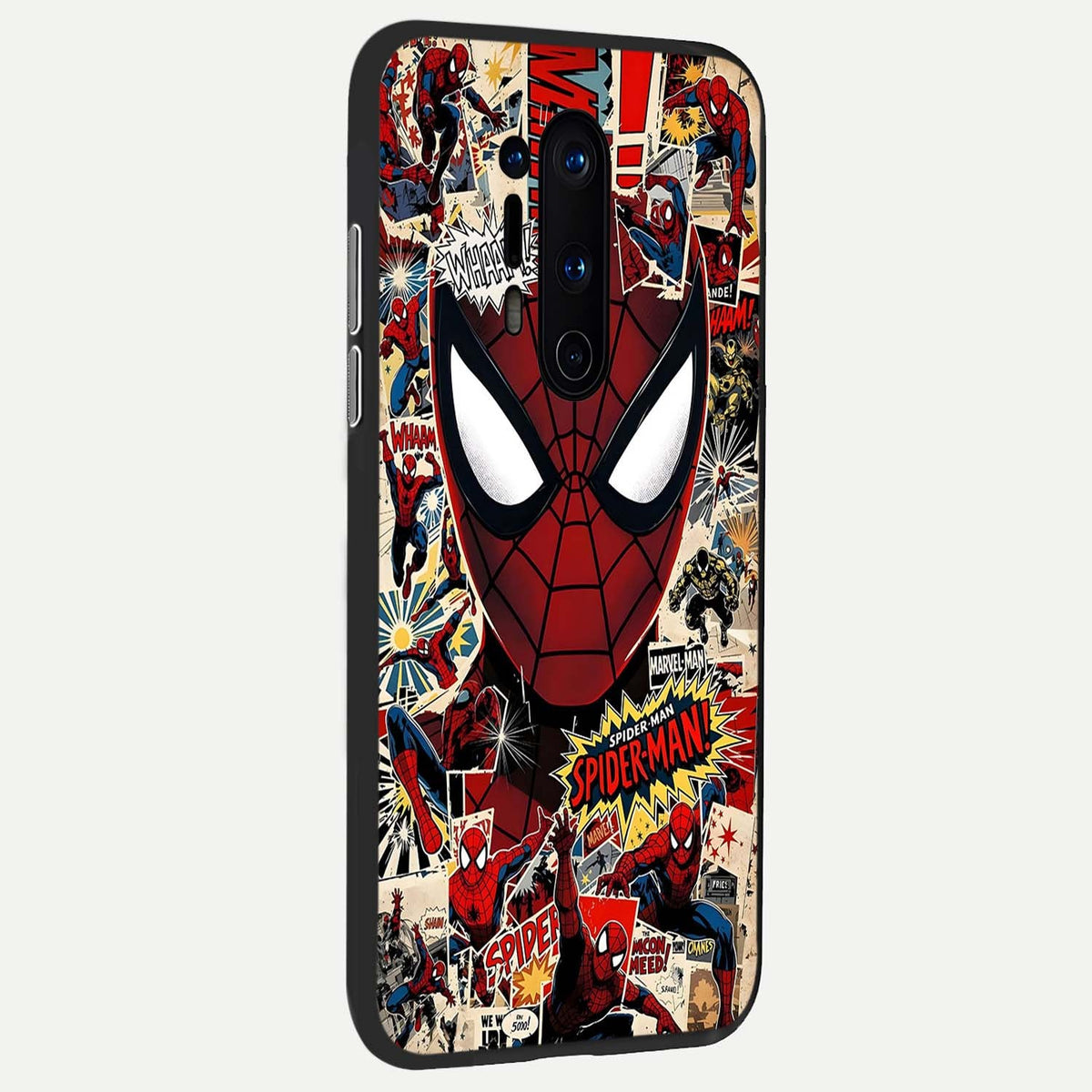  Aesthetic Wonder Spider back cover For OnePlus 8 Pro slim fit glass case with vibrant aesthetic design