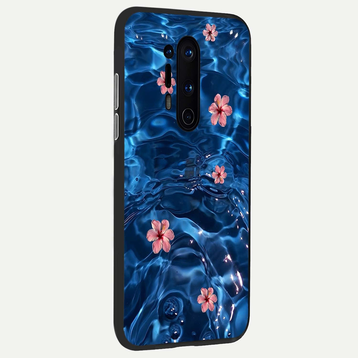  Bloom Thread Art back cover For OnePlus 8 Pro slim fit glass case with vibrant aesthetic design