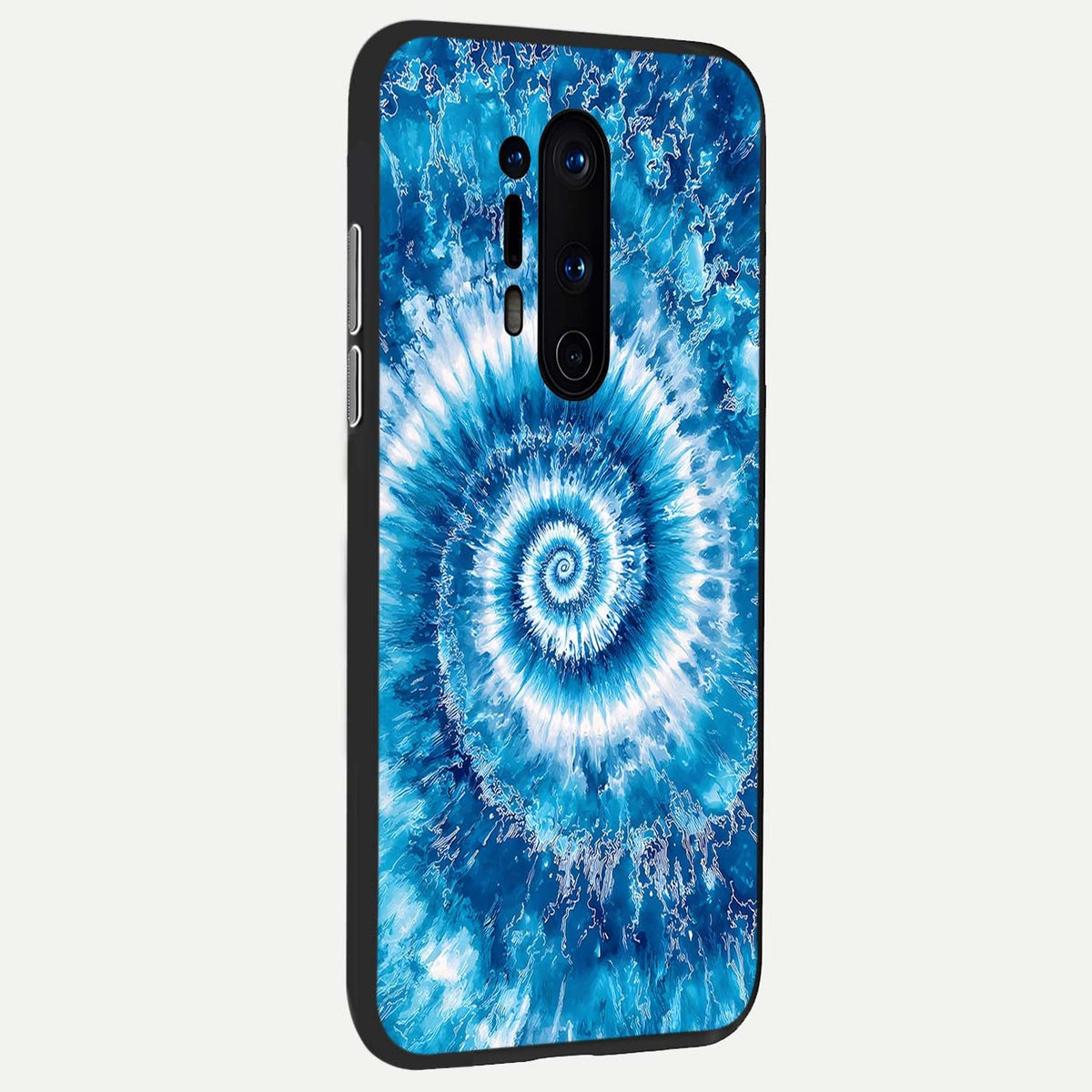  Blue Galaxy Wave back cover For OnePlus 8 Pro slim fit glass case with vibrant aesthetic design
