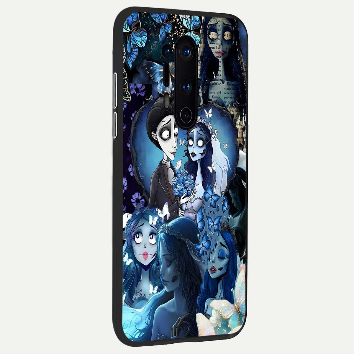  Butterfly Ghost Soul back cover For OnePlus 8 Pro slim fit glass case with vibrant aesthetic design