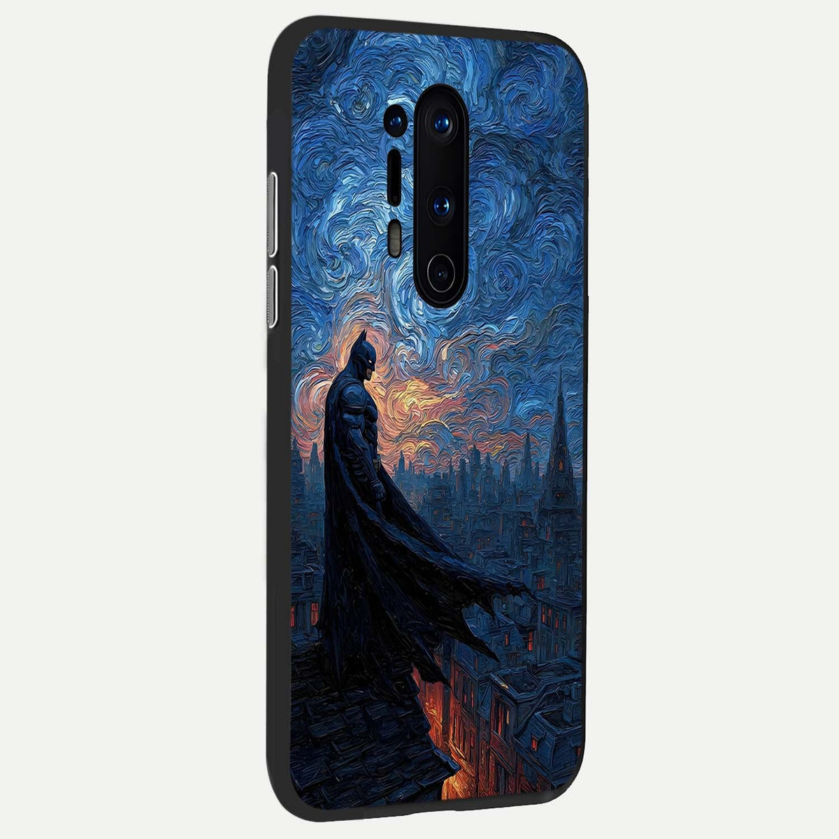  Dark Knight Dusk back cover For OnePlus 8 Pro slim fit glass case with vibrant aesthetic design