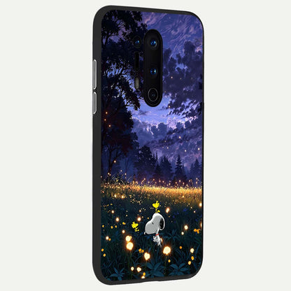  Firefly Meadow Magic back cover For OnePlus 8 Pro slim fit glass case with vibrant aesthetic design