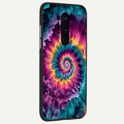  Galactic Spiral Burst back cover For OnePlus 8 Pro slim fit glass case with vibrant aesthetic design
