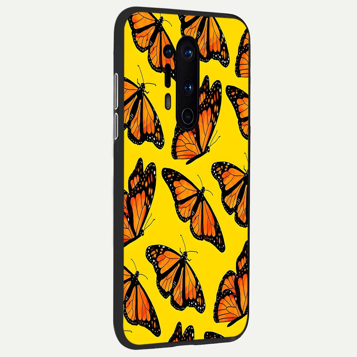  Golden Wing Flight back cover For OnePlus 8 Pro slim fit glass case with vibrant aesthetic design