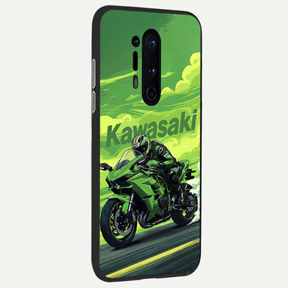  Greenery Sky back cover For OnePlus 8 Pro slim fit glass case with vibrant aesthetic design