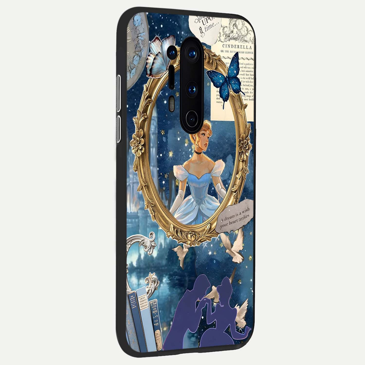  Midnight Queen back cover For OnePlus 8 Pro slim fit glass case with vibrant aesthetic design