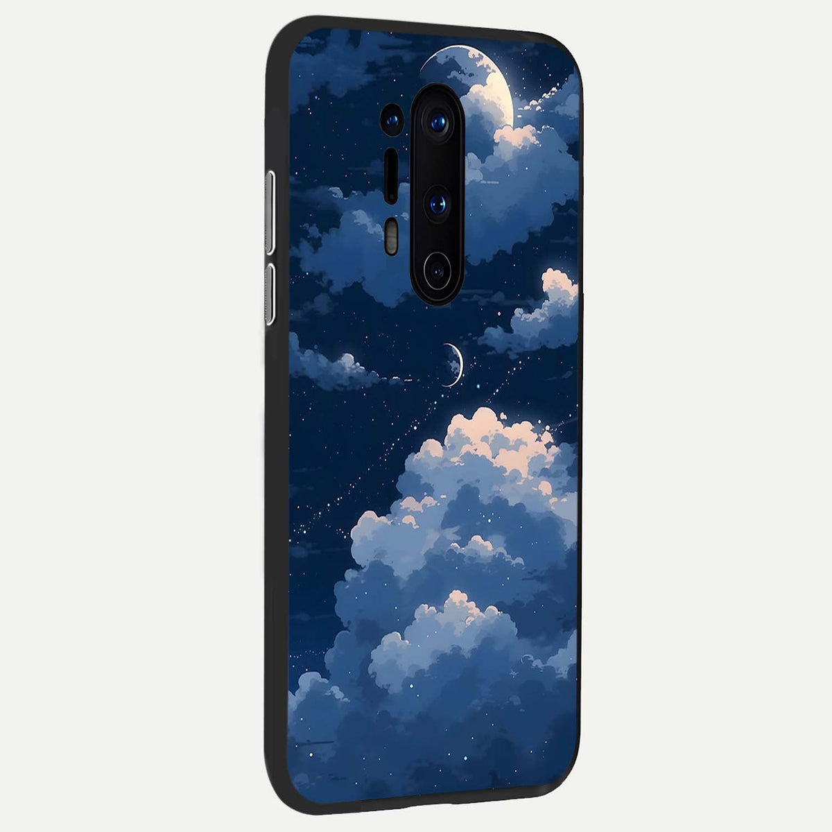 Moon Dream Haze back cover For OnePlus 8 Pro slim fit glass case with vibrant aesthetic design