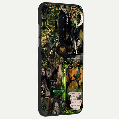  Mystic Woods Secret back cover For OnePlus 8 Pro slim fit glass case with vibrant aesthetic design
