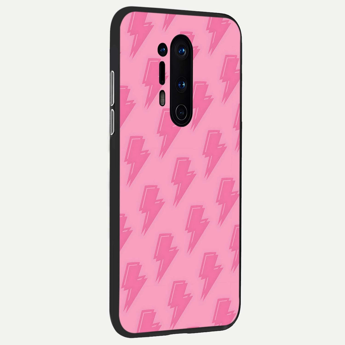  Pink Moo Magic back cover For OnePlus 8 Pro slim fit glass case with vibrant aesthetic design