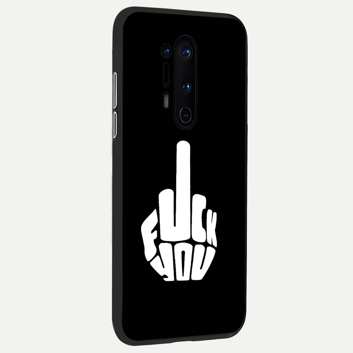  Rebel Mode On back cover For OnePlus 8 Pro slim fit glass case with vibrant aesthetic design
