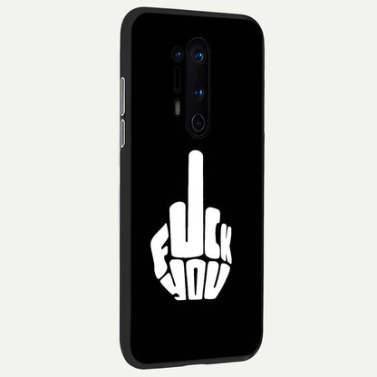  Rebel Mode On back cover For OnePlus 8 Pro slim fit glass case with vibrant aesthetic design