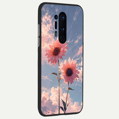  Sun Moon Balance back cover For OnePlus 8 Pro slim fit glass case with vibrant aesthetic design