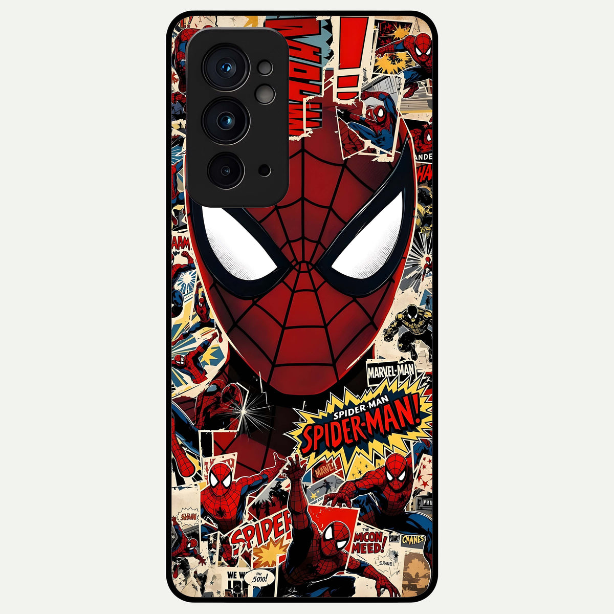  Aesthetic Wonder Spider Glass Case For OnePlus 9RT back cover – full design glossy printed glass finish