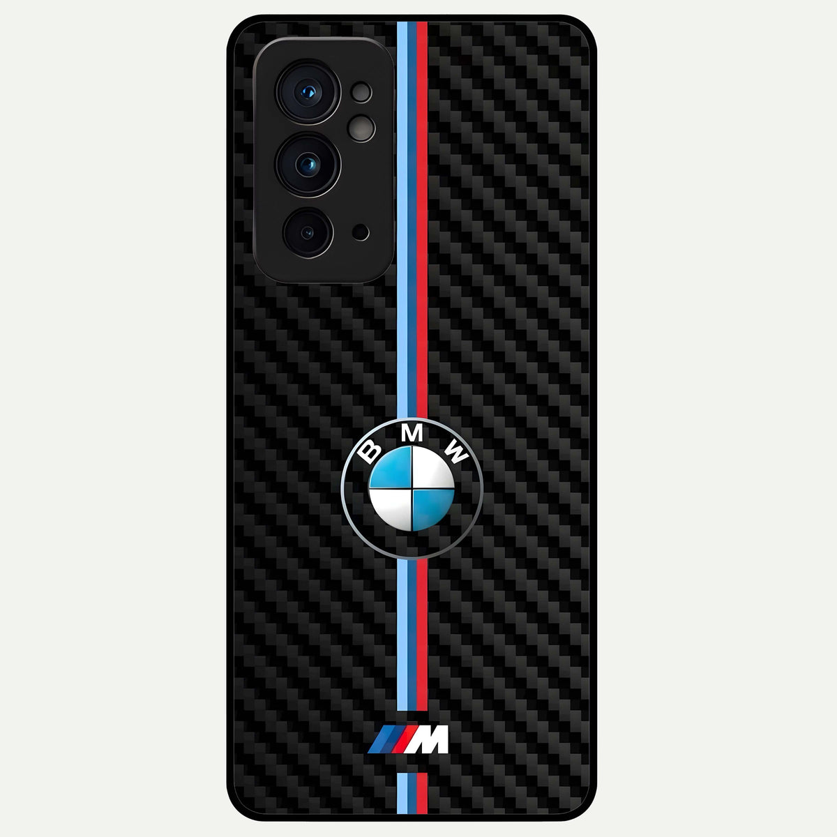  BMW Pattern Glass Case For OnePlus 9RT back cover – full design glossy printed glass finish