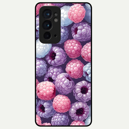  Berry Candy Pop Glass Case For OnePlus 9RT back cover – full design glossy printed glass finish