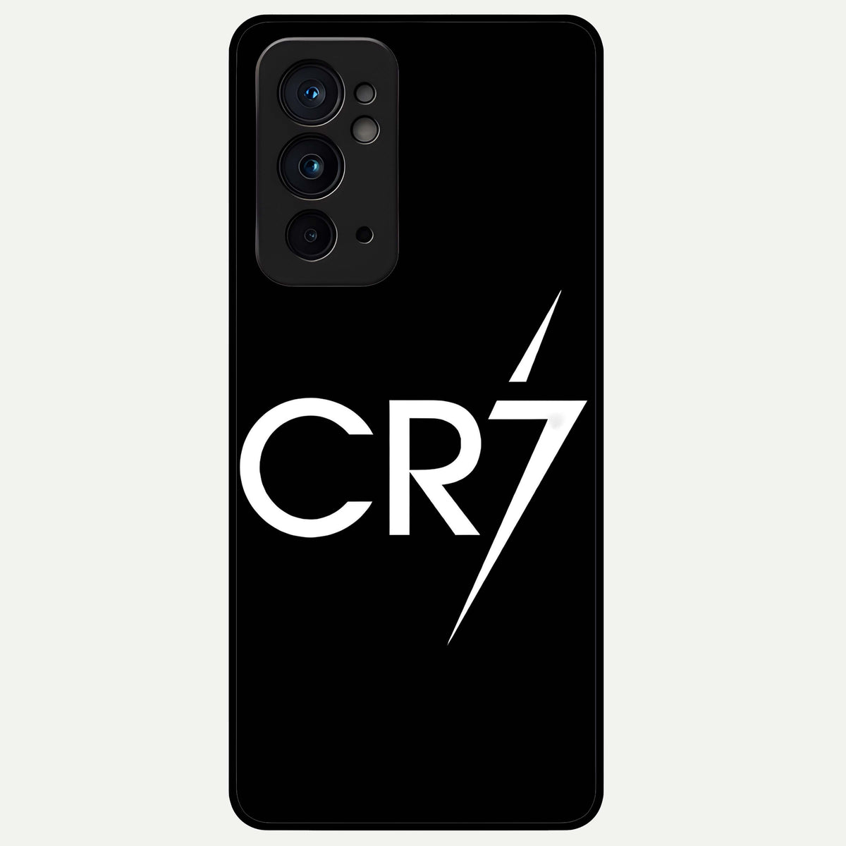  CR7 Elite Strike Glass Case For OnePlus 9RT back cover – full design glossy printed glass finish
