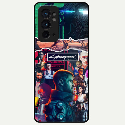  CYBERPUNK Legacy Glass Case For OnePlus 9RT back cover – full design glossy printed glass finish