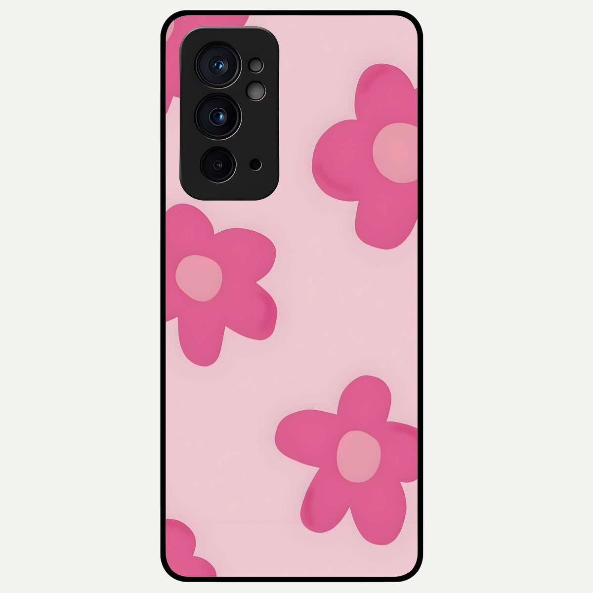  Candy Bloom Dreams Glass Case For OnePlus 9RT back cover – full design glossy printed glass finish