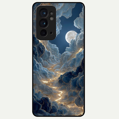 Celestial Cloud Road Glass Case For OnePlus 9RT back cover – full design glossy printed glass finish