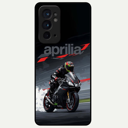  Dark Aprilla Glass Case For OnePlus 9RT back cover – full design glossy printed glass finish