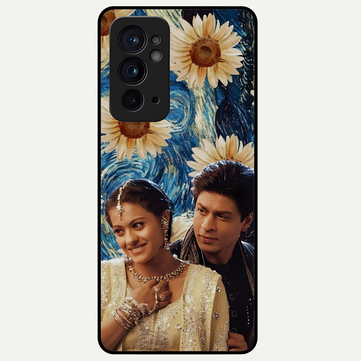  Eternal Love Story Glass Case For OnePlus 9RT back cover – full design glossy printed glass finish