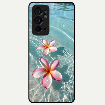  Floating Bloom Bliss Glass Case For OnePlus 9RT back cover – full design glossy printed glass finish