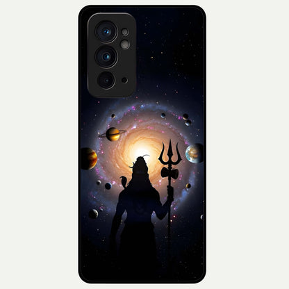  Galactic Shiva Vision Glass Case For OnePlus 9RT back cover – full design glossy printed glass finish