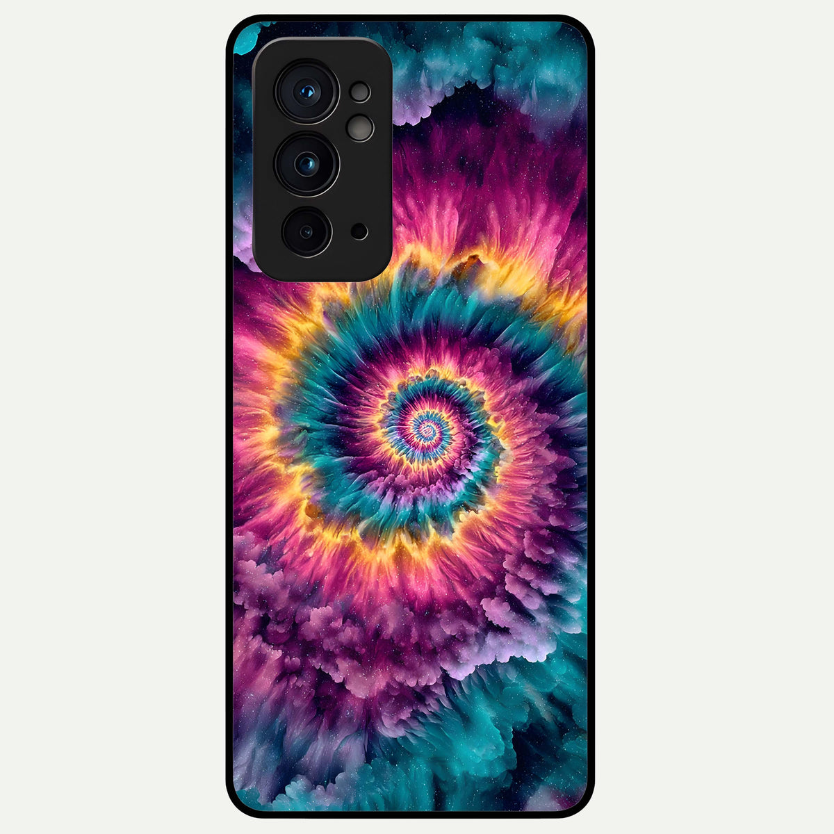  Galactic Spiral Burst Glass Case For OnePlus 9RT back cover – full design glossy printed glass finish