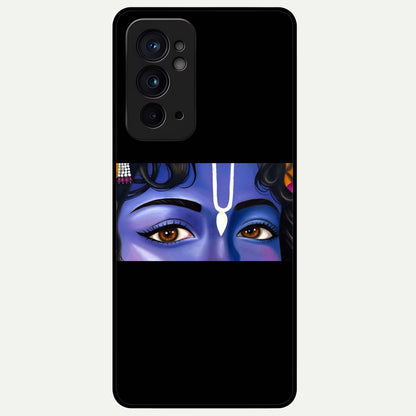 Krishna Eye Glass Case For OnePlus 9RT back cover – full design glossy printed glass finish