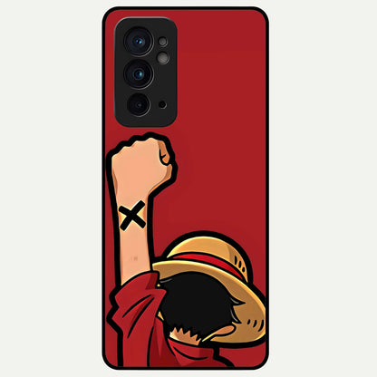  Luffy X Spirit Glass Case For OnePlus 9RT back cover – full design glossy printed glass finish