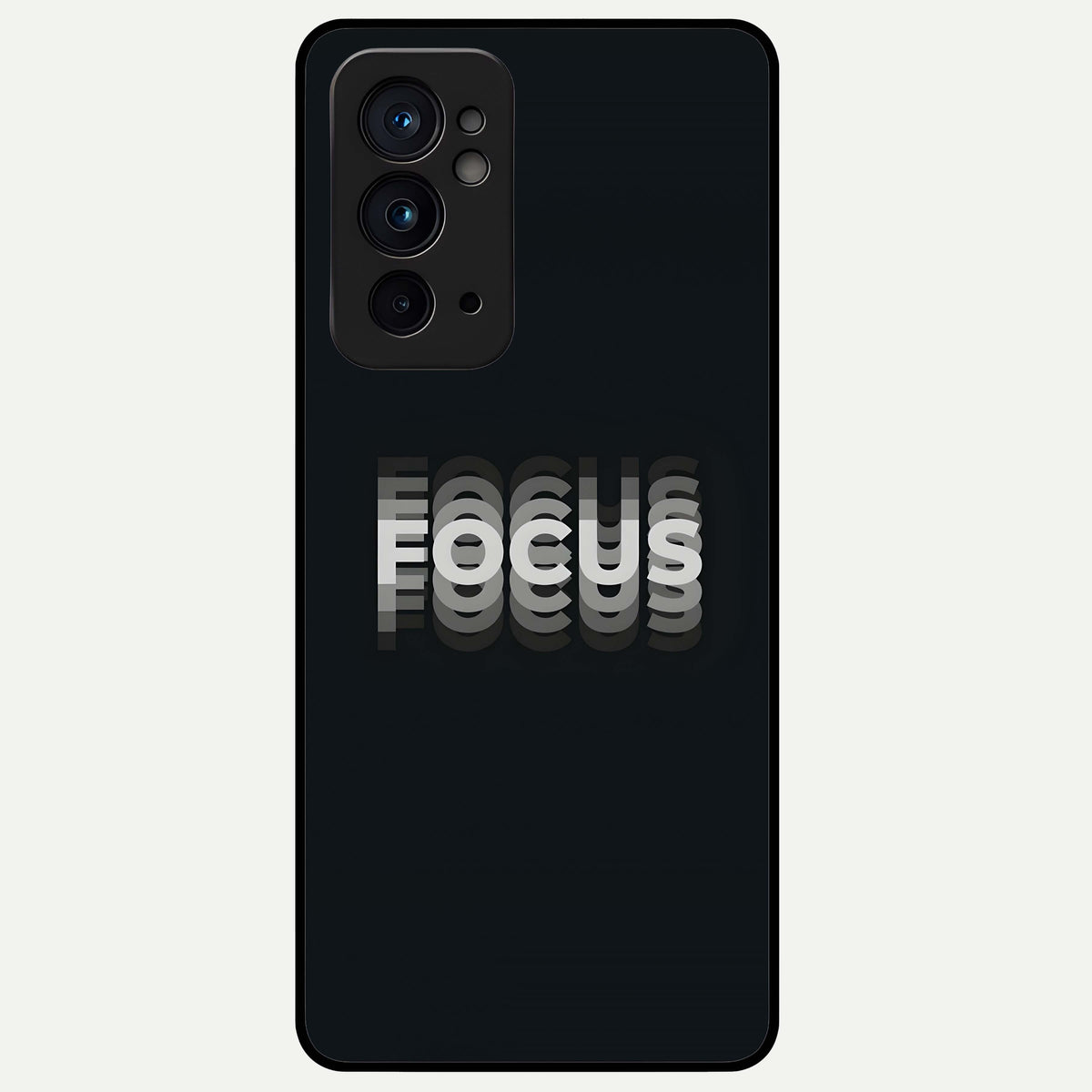  Mono Focus Vision Glass Case For OnePlus 9RT back cover – full design glossy printed glass finish