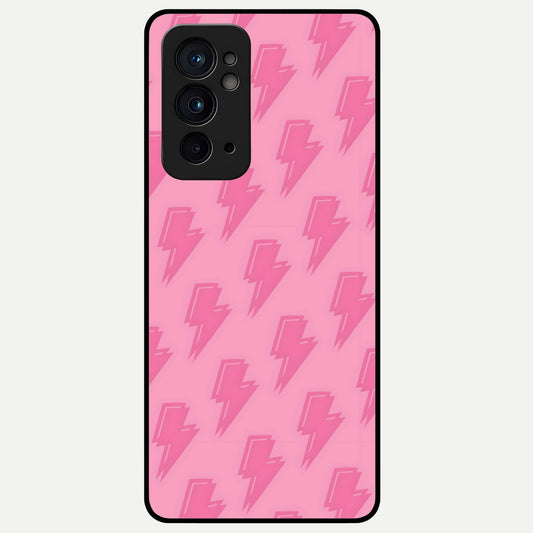  Pink Moo Magic Glass Case For OnePlus 9RT back cover – full design glossy printed glass finish