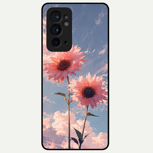  Sun Moon Balance Glass Case For OnePlus 9RT back cover – full design glossy printed glass finish