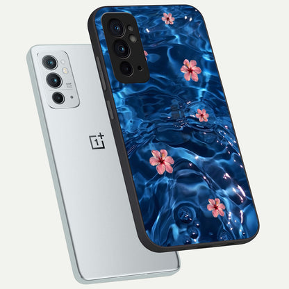  Bloom Thread Art phone case For OnePlus 9RT showing premium glass back cover with detailed artwork