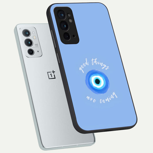  Bright Future Ahead phone case For OnePlus 9RT showing premium glass back cover with detailed artwork