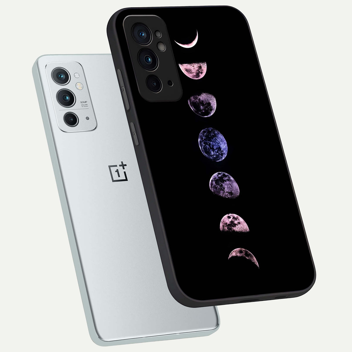  Crimson All Planets phone case For OnePlus 9RT showing premium glass back cover with detailed artwork