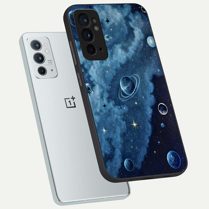  Galaxy Dream Space phone case For OnePlus 9RT showing premium glass back cover with detailed artwork
