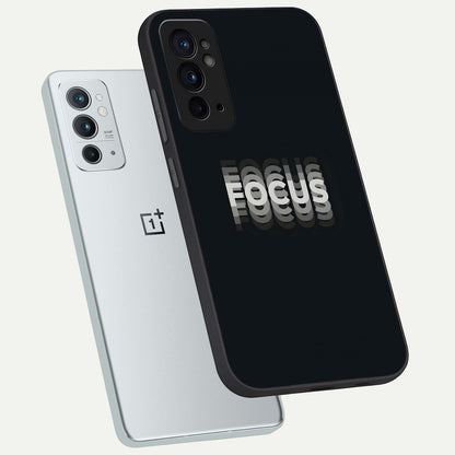  Mono Focus Vision phone case For OnePlus 9RT showing premium glass back cover with detailed artwork