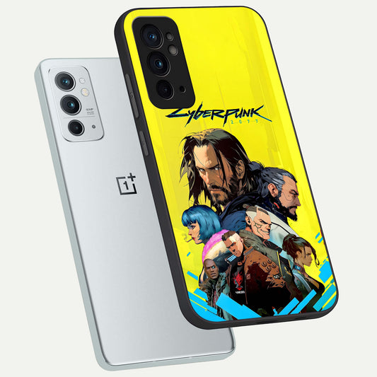  Neon Rebel Genesis phone case For OnePlus 9RT showing premium glass back cover with detailed artwork