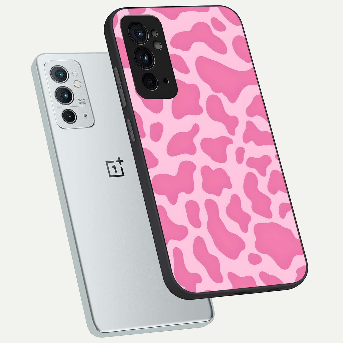  Pinkish Scenery phone case For OnePlus 9RT showing premium glass back cover with detailed artwork