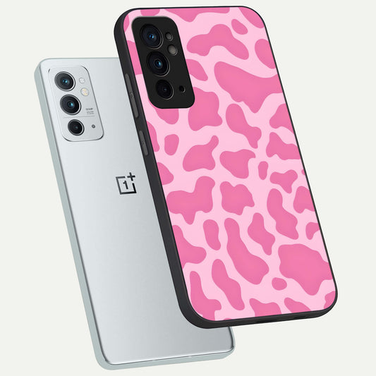  Pinkish Scenery phone case For OnePlus 9RT showing premium glass back cover with detailed artwork