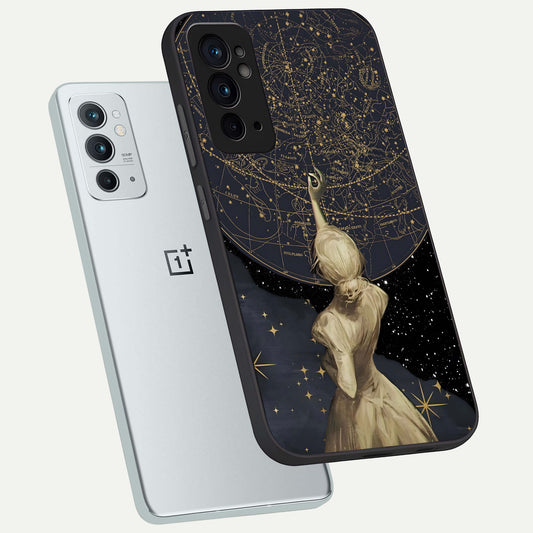  Taylor Swift Girl phone case For OnePlus 9RT showing premium glass back cover with detailed artwork