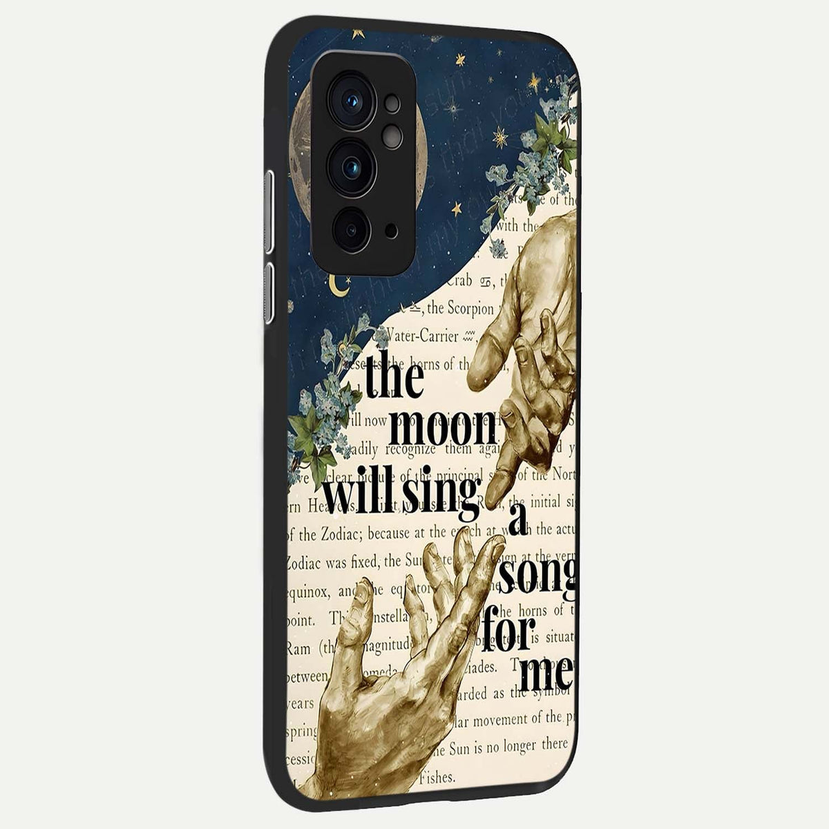  Aesthetic Divine back cover For OnePlus 9RT slim fit glass case with vibrant aesthetic design
