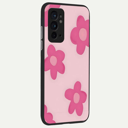  Candy Bloom Dreams back cover For OnePlus 9RT slim fit glass case with vibrant aesthetic design
