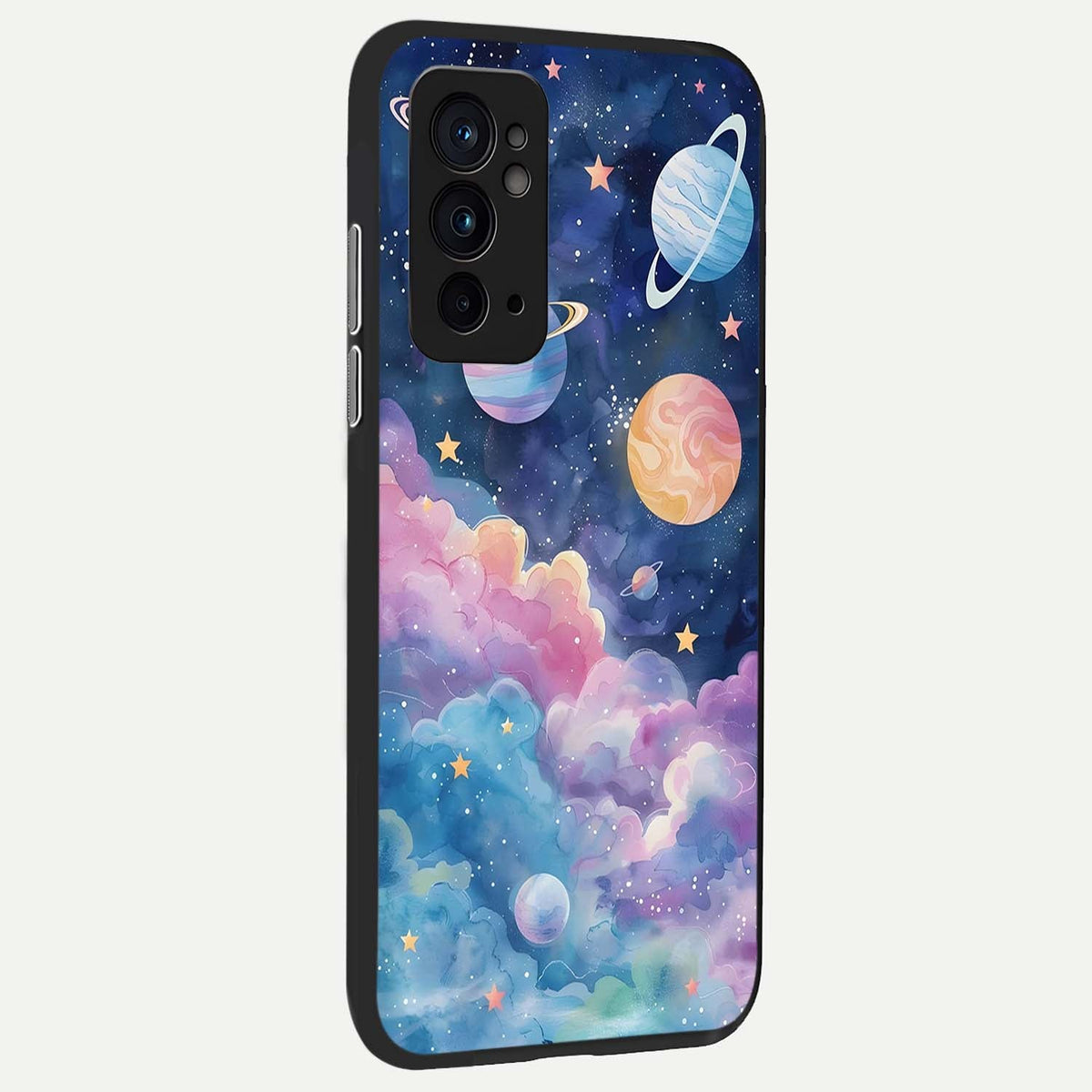  Cosmic Planet Dreams back cover For OnePlus 9RT slim fit glass case with vibrant aesthetic design