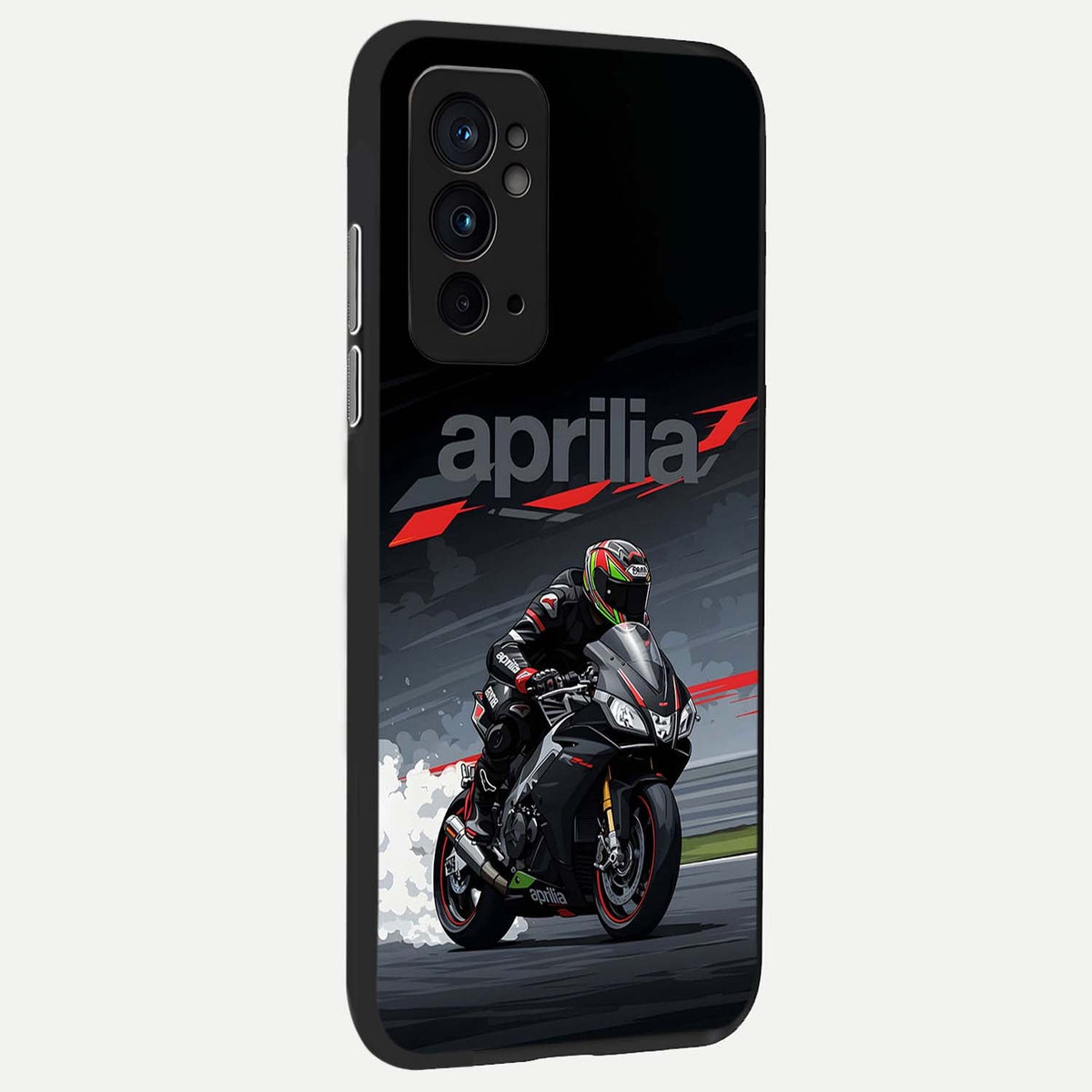  Dark Aprilla back cover For OnePlus 9RT slim fit glass case with vibrant aesthetic design