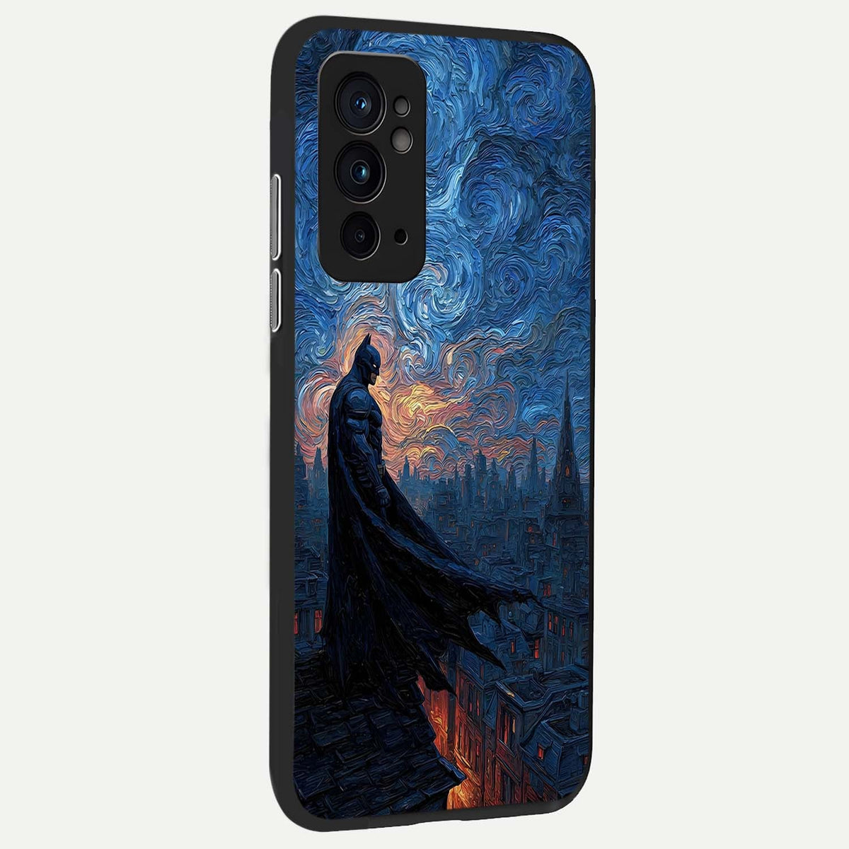  Dark Knight Dusk back cover For OnePlus 9RT slim fit glass case with vibrant aesthetic design