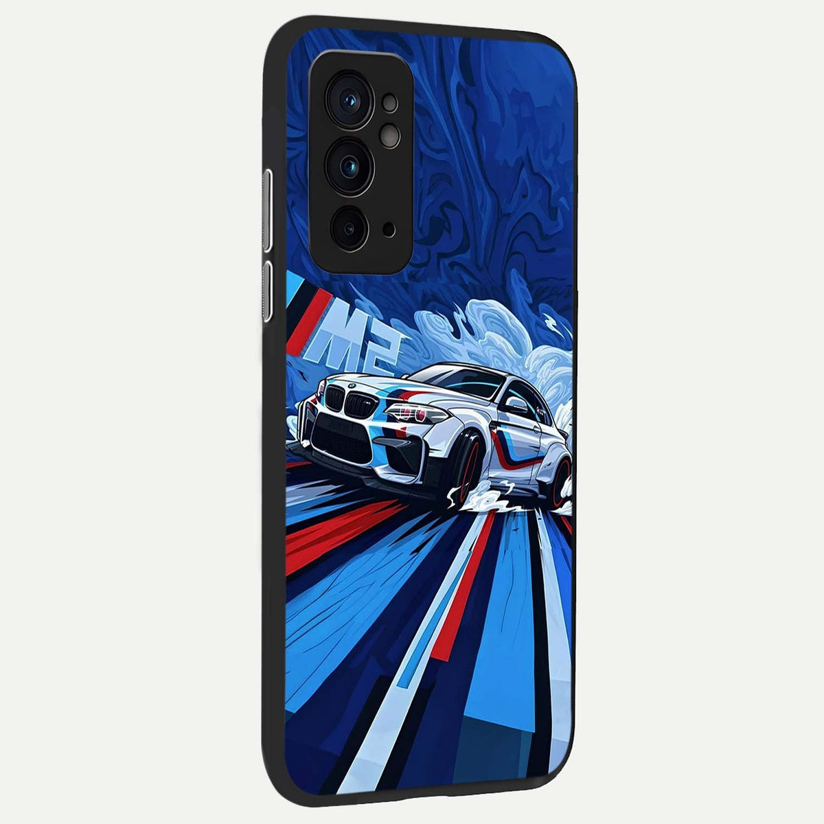  Drift Power Rush back cover For OnePlus 9RT slim fit glass case with vibrant aesthetic design